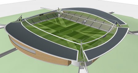 Watson Batty; Development; Sport; Leisure; Football; England; Stadium; Construction; Architecture; Competition; Gloucestershire