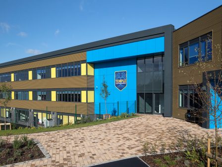 Watson Batty Architects; Leeds; Guiseley; Loughborough; Construction; Architecture; Yorkshire; ESFA; Temple Learning Academy; ISG; FutureBuilt; WBA; Awards